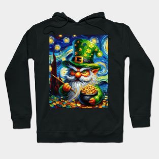 Gnome coin at Starry Night Hoodie